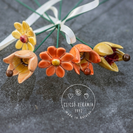 Nőnapi tulipán-margaréta csokor (5 szál)